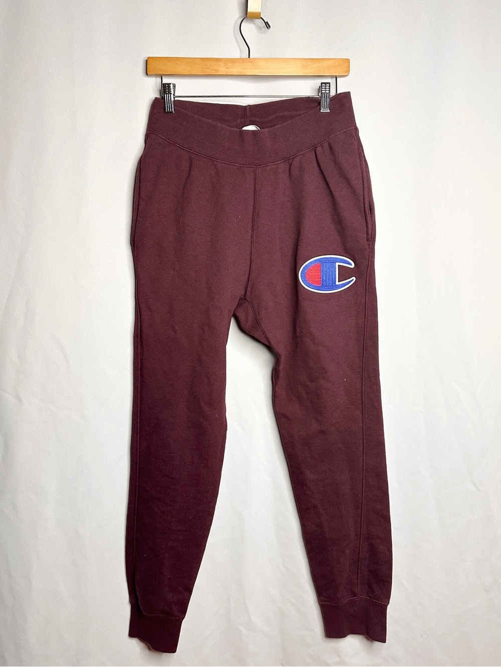 Champion Reverse Weave Big C Logo Chain Stitch Logo Jogger Sweatpants